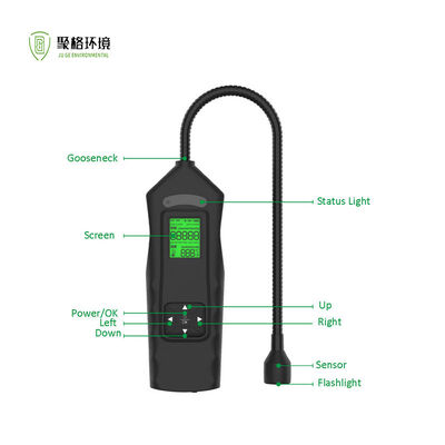 Handheld LPG-Detektor Tragbarer Methangas-Lecksucher 0-10000 PPM